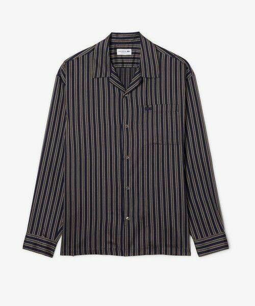 LACOSTE / ラコステ シャツ・ブラウス | マルチストライプオープンカラーシャツ | 詳細3