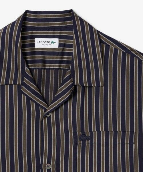 LACOSTE / ラコステ シャツ・ブラウス | マルチストライプオープンカラーシャツ | 詳細4