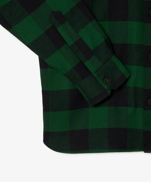 LACOSTE / ラコステ シャツ・ブラウス | オーバーサイズドコットンプレイド フランネルチェックシャツ | 詳細9