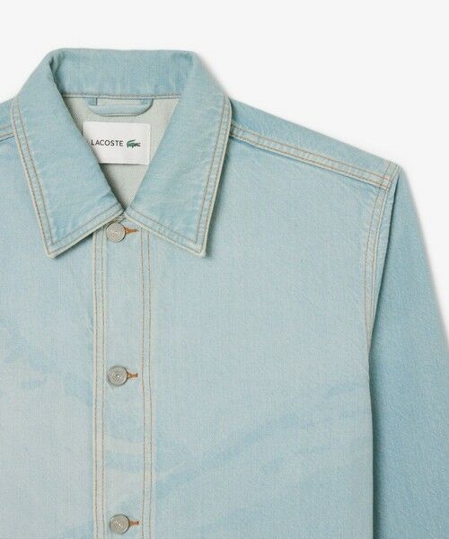 LACOSTE / ラコステ シャツ・ブラウス | シャンタコランドスケーププリントデニムオーバーシャツ | 詳細4