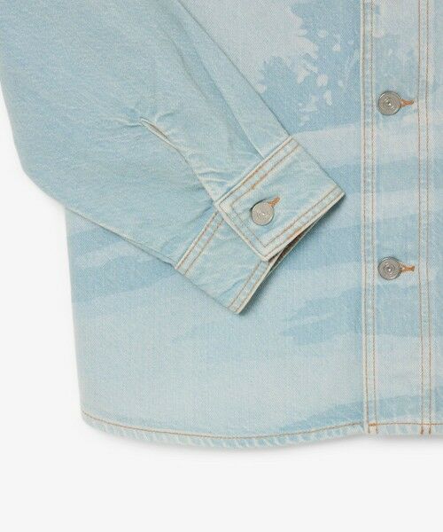 LACOSTE / ラコステ シャツ・ブラウス | シャンタコランドスケーププリントデニムオーバーシャツ | 詳細5