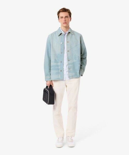 LACOSTE / ラコステ シャツ・ブラウス | シャンタコランドスケーププリントデニムオーバーシャツ | 詳細6