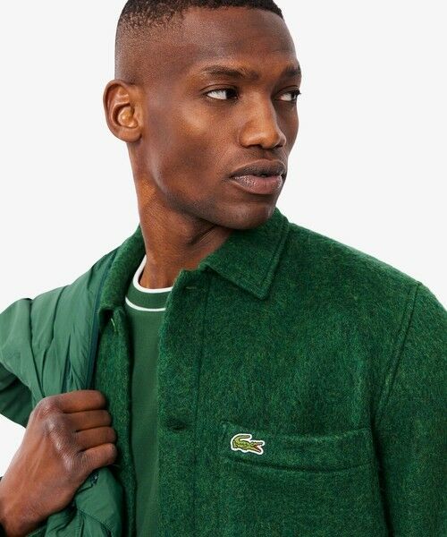 LACOSTE / ラコステ シャツ・ブラウス | ウールブレンドフェルトオーバーサイズ アウターシャツ | 詳細1