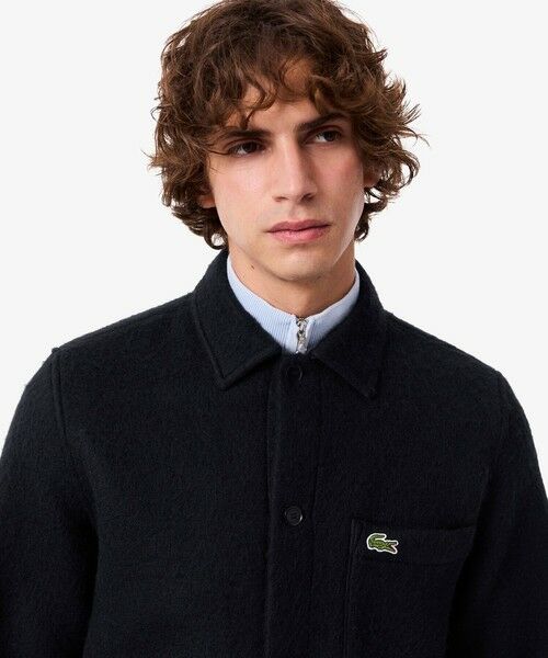 LACOSTE / ラコステ シャツ・ブラウス | ウールブレンドフェルトオーバーサイズ アウターシャツ | 詳細7