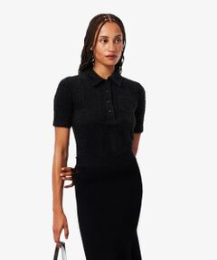 LACOSTE / ラコステ ポロシャツ | スリムフィットシャギーリブニットポロシャツ