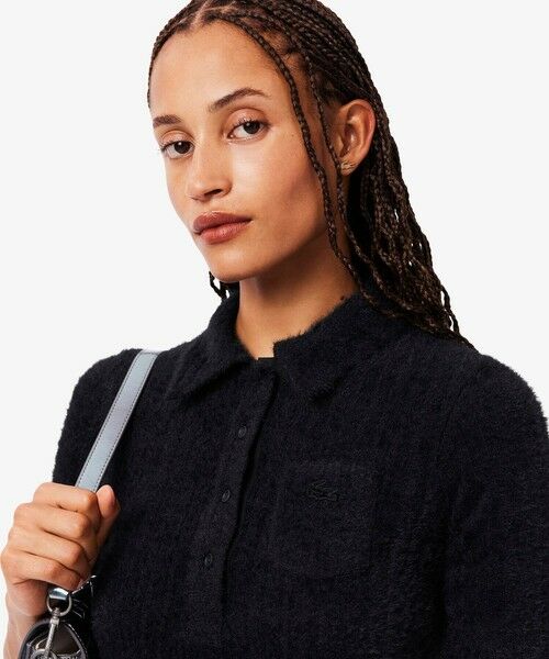 LACOSTE / ラコステ ポロシャツ | スリムフィットシャギーリブニットポロシャツ | 詳細1