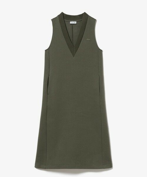 LACOSTE / ラコステ ミニ丈・ひざ丈ワンピース | ダンボールジャージニット ジャンパードレス / ジャンパースカート | 詳細10