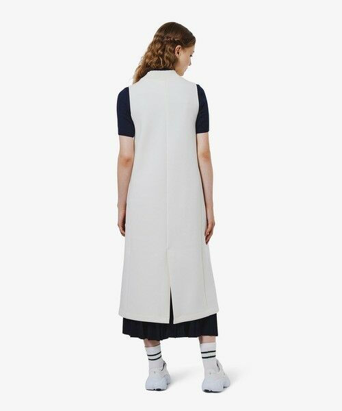 LACOSTE / ラコステ ミニ丈・ひざ丈ワンピース | ダンボールジャージニット ジャンパードレス / ジャンパースカート | 詳細16