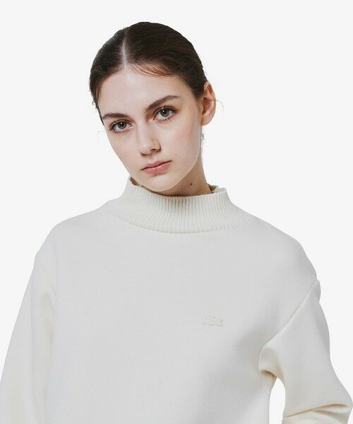 LACOSTE / ラコステ ミニ丈・ひざ丈ワンピース | ダンボールニットドレス / ハイネックワンピース | 詳細6