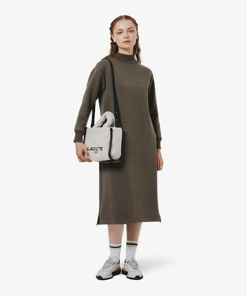 LACOSTE / ラコステ ミニ丈・ひざ丈ワンピース | ダンボールニットドレス / ハイネックワンピース | 詳細13