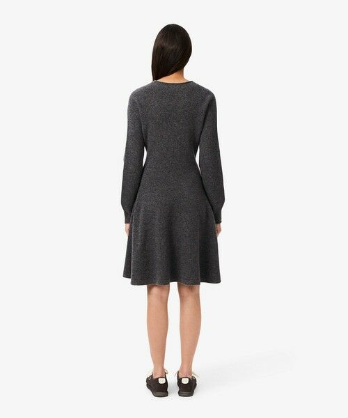 LACOSTE / ラコステ ミニ丈・ひざ丈ワンピース | 3Dニッティングシームレスフレアドレスセーター | 詳細14