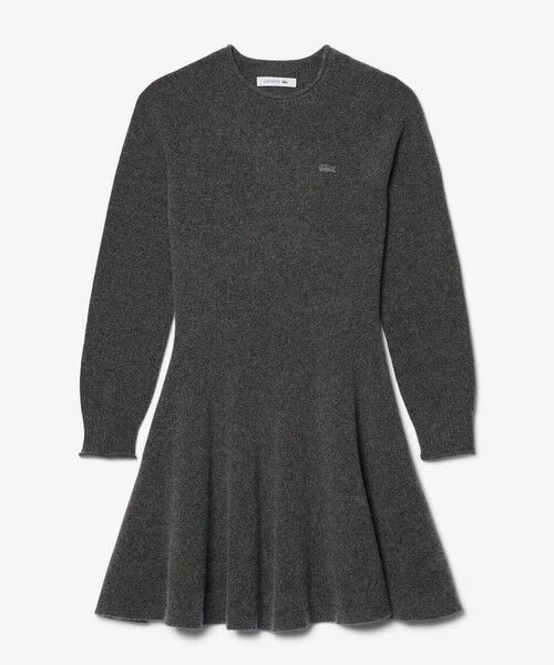 LACOSTE / ラコステ ミニ丈・ひざ丈ワンピース | 3Dニッティングシームレスフレアドレスセーター | 詳細16