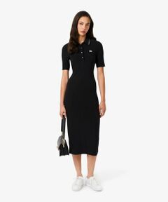 LACOSTE / ラコステ ミニ丈・ひざ丈ワンピース | ラインストーンポロドレス