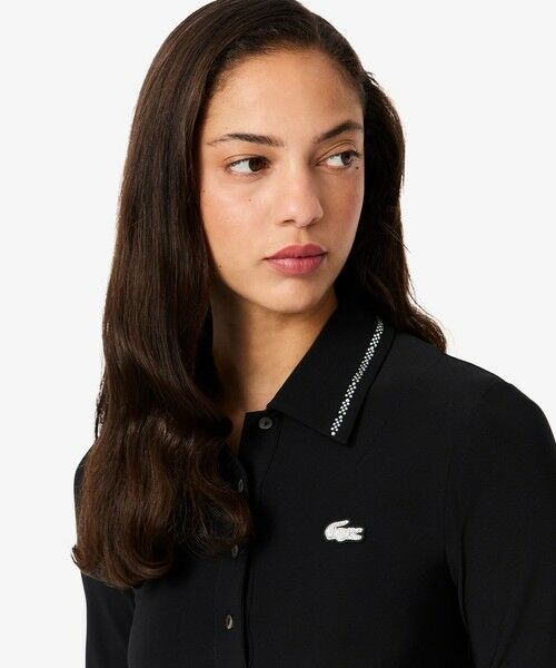 LACOSTE / ラコステ ミニ丈・ひざ丈ワンピース | ラインストーンポロドレス | 詳細1