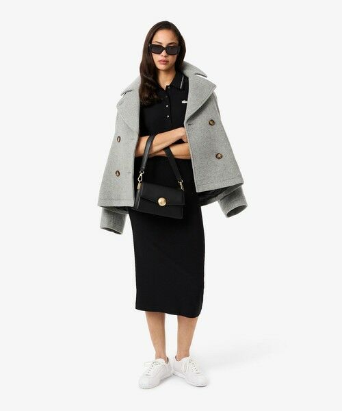 LACOSTE / ラコステ ミニ丈・ひざ丈ワンピース | ラインストーンポロドレス | 詳細6