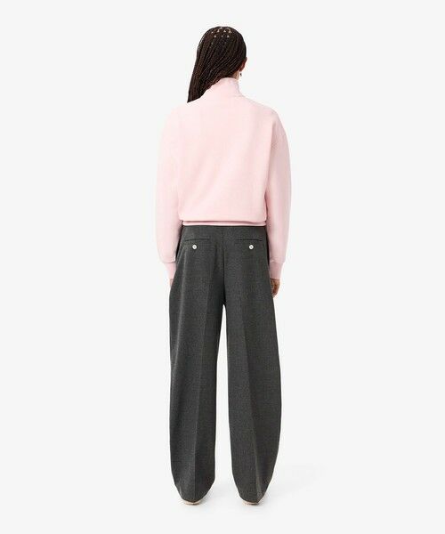 LACOSTE / ラコステ チノ・ワークパンツ | オーバーサイズフランネル タックワイドパンツ | 詳細3