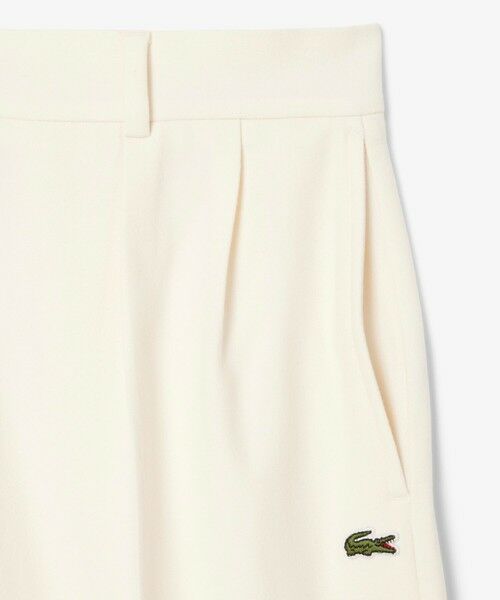 LACOSTE / ラコステ チノ・ワークパンツ | オーバーサイズフランネル タックワイドパンツ | 詳細12