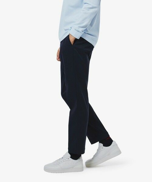 LACOSTE / ラコステ スラックス・ドレスパンツ | スリムフィット ウールライクストレッチスラックス(ネイビー)