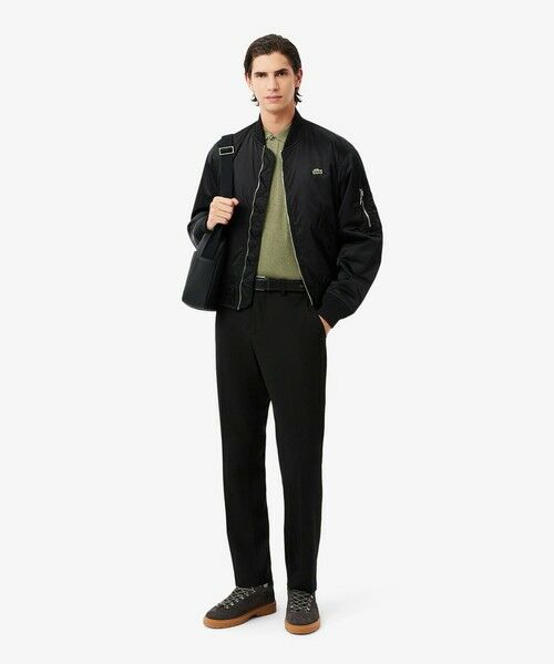 LACOSTE / ラコステ チノ・ワークパンツ | ウールブレンドセンタープレスチノパンツ | 詳細4