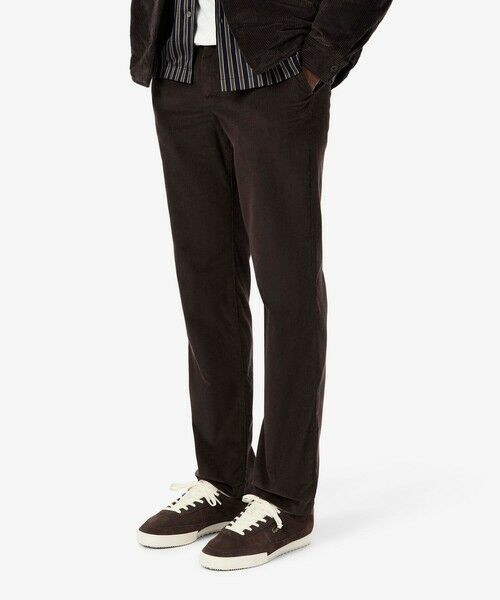 LACOSTE / ラコステ チノ・ワークパンツ | ベーシックコーデュロイパンツ(ダークブラウン)