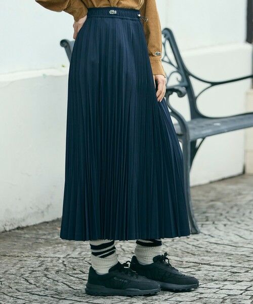 LACOSTE / ラコステ ロング・マキシ丈スカート | 変形プリーツAラインスカート | 詳細2