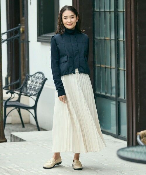 LACOSTE / ラコステ ロング・マキシ丈スカート | 変形プリーツAラインスカート | 詳細10