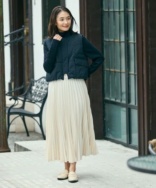 LACOSTE / ラコステ ロング・マキシ丈スカート | 変形プリーツAラインスカート | 詳細11