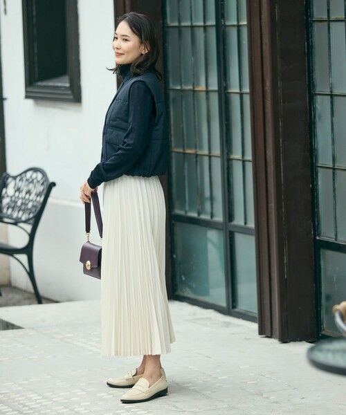 LACOSTE / ラコステ ロング・マキシ丈スカート | 変形プリーツAラインスカート | 詳細13