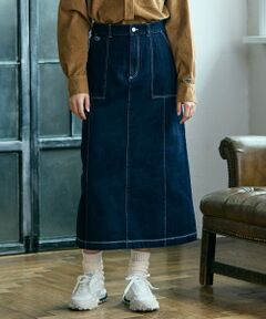 LACOSTE / ラコステ デニムスカート | ベイカーデニムスカート