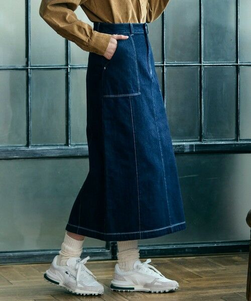 LACOSTE / ラコステ デニムスカート | ベイカーデニムスカート | 詳細9