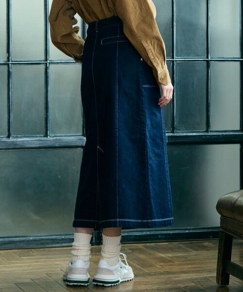 LACOSTE / ラコステ デニムスカート | ベイカーデニムスカート | 詳細10