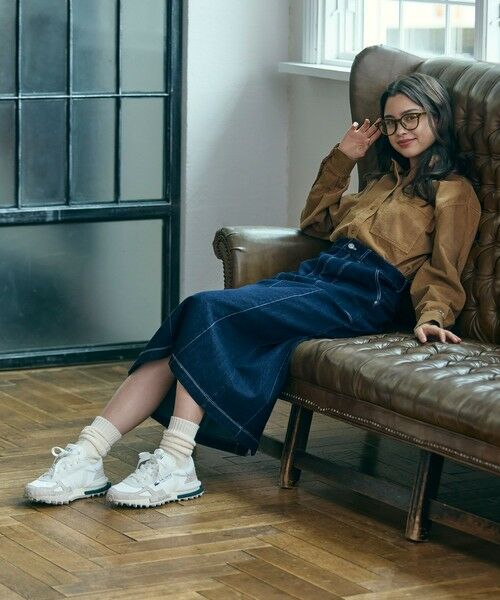 LACOSTE / ラコステ デニムスカート | ベイカーデニムスカート | 詳細12