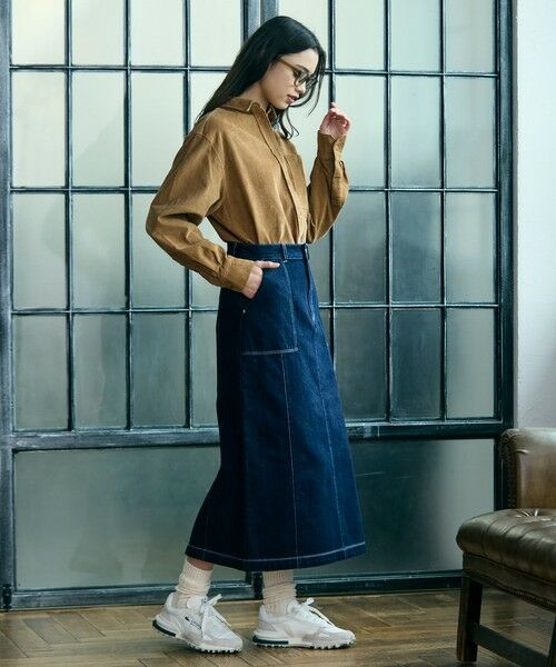 LACOSTE / ラコステ デニムスカート | ベイカーデニムスカート | 詳細13