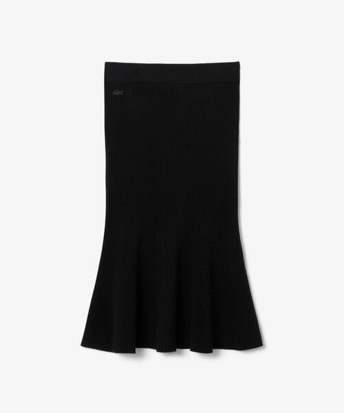 LACOSTE / ラコステ ミニ・ひざ丈スカート | 3Dリブニットフレアスカート | 詳細3