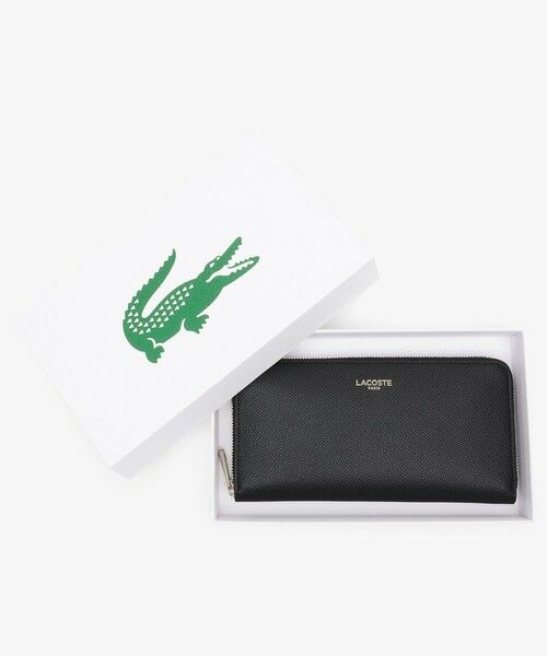 LACOSTE / ラコステ 財布・コインケース・マネークリップ | シャンゼリゼ ラウンドジップレザーロングウォレット | 詳細4