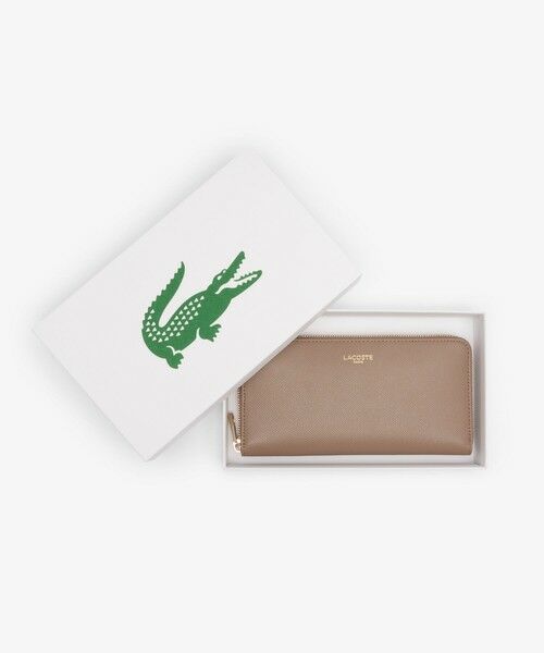 LACOSTE / ラコステ 財布・コインケース・マネークリップ | シャンゼリゼ ラウンドジップレザーロングウォレット | 詳細8