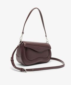 LACOSTE / ラコステ ショルダーバッグ | ローラ カーブラインレザーショルダーバッグ