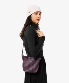 LACOSTE / ラコステ トートバッグ | 【EC only】L.12.12コンセプトシーズナル ボーダーミニトートバッグ