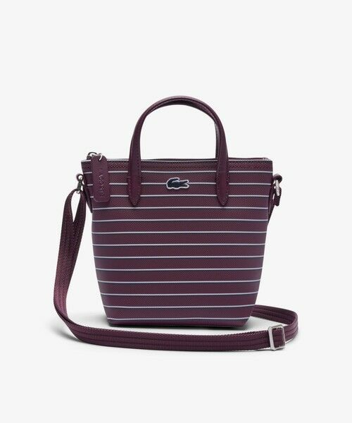 LACOSTE / ラコステ トートバッグ | 【EC only】L.12.12コンセプトシーズナル ボーダーミニトートバッグ | 詳細1