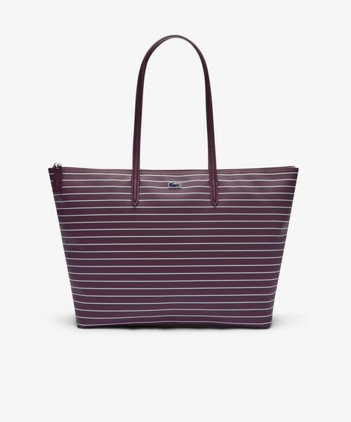 LACOSTE / ラコステ トートバッグ | 【EC only】L.12.12コンセプトシーズナル ラージサイズボーダートートバッグ | 詳細1