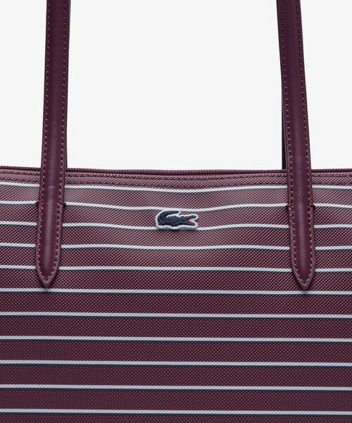 LACOSTE / ラコステ トートバッグ | 【EC only】L.12.12コンセプトシーズナル ラージサイズボーダートートバッグ | 詳細5