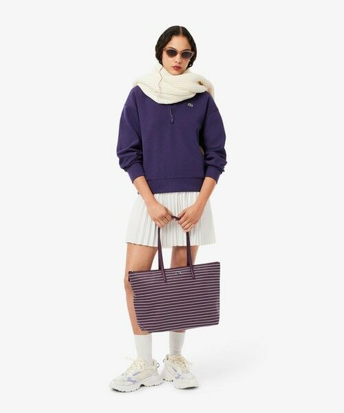LACOSTE / ラコステ トートバッグ | 【EC only】L.12.12コンセプトシーズナル ラージサイズボーダートートバッグ | 詳細6