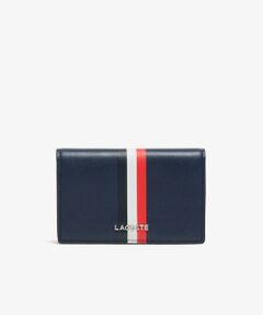 LACOSTE / ラコステ カードケース・名刺入れ・定期入れ | トリコロールプリントレザーカードケース