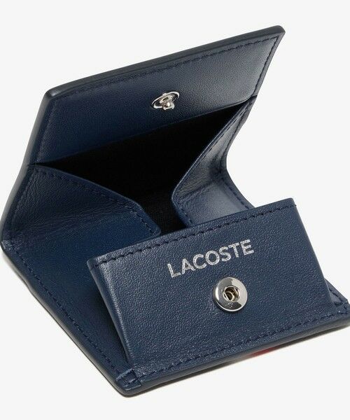 LACOSTE / ラコステ 財布・コインケース・マネークリップ | トリコロールプリントレザーコインケース | 詳細3