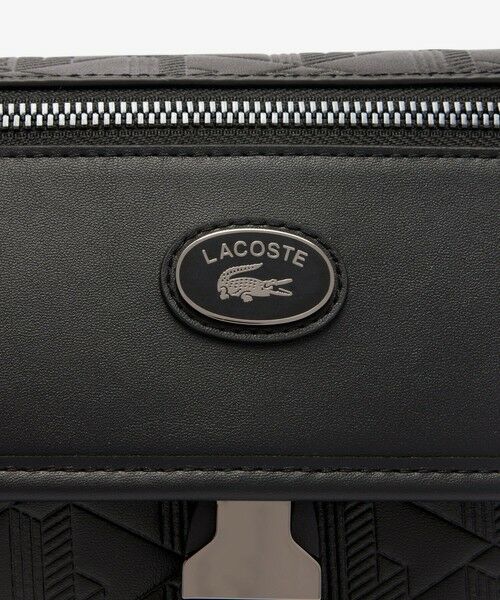 LACOSTE / ラコステ メッセンジャーバッグ・ウエストポーチ | モノグラム エンボスレザーミニショルダーバッグ | 詳細5
