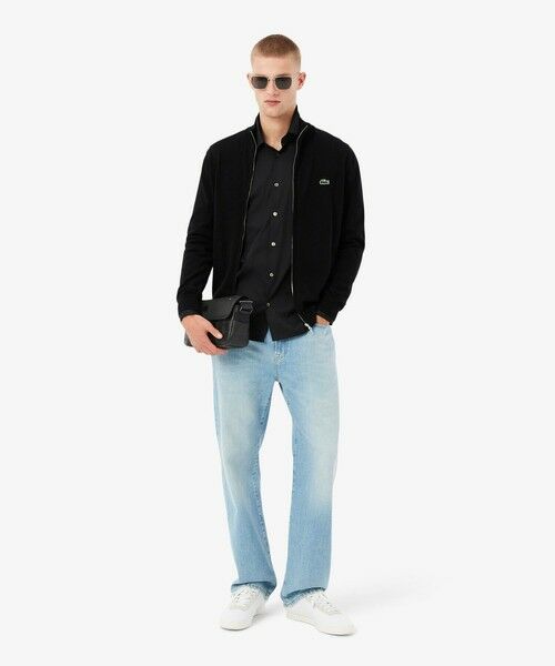 LACOSTE / ラコステ メッセンジャーバッグ・ウエストポーチ | モノグラム エンボスレザーミニショルダーバッグ | 詳細7