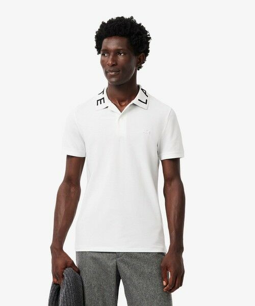 LACOSTE / ラコステ ポロシャツ | ジャカードカラーポロシャツ(ホワイト)