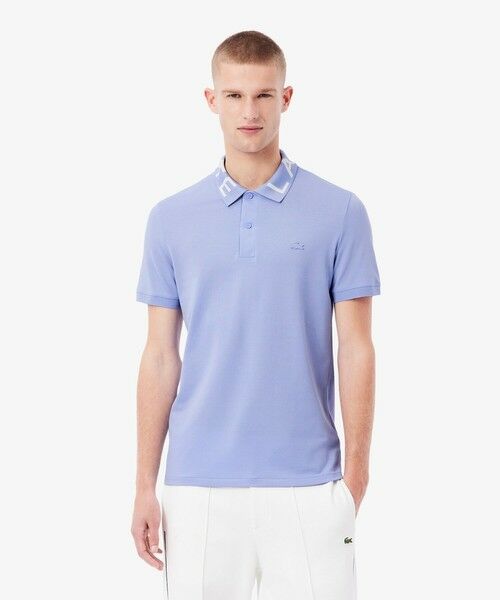 LACOSTE / ラコステ ポロシャツ | ジャカードカラーポロシャツ(ライトブルー)