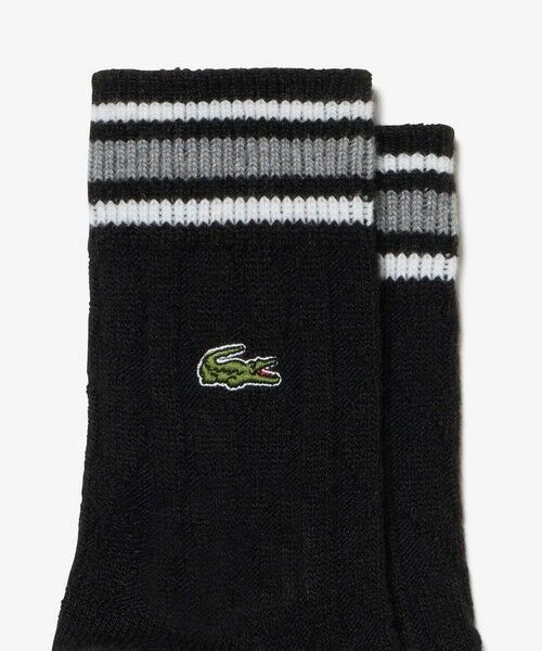 LACOSTE / ラコステ ソックス | ウィメンズケーブルニットボーダーソックス | 詳細2