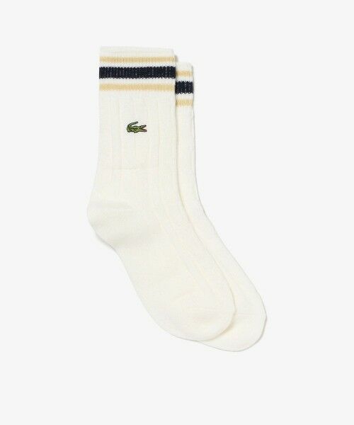 LACOSTE / ラコステ ソックス | ウィメンズケーブルニットボーダーソックス | 詳細7